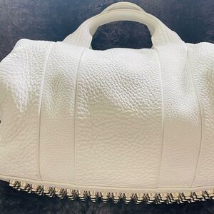 ALEXANDER WANG Rocco Soft Pebble Chalk